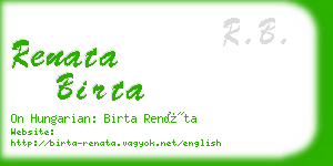 renata birta business card